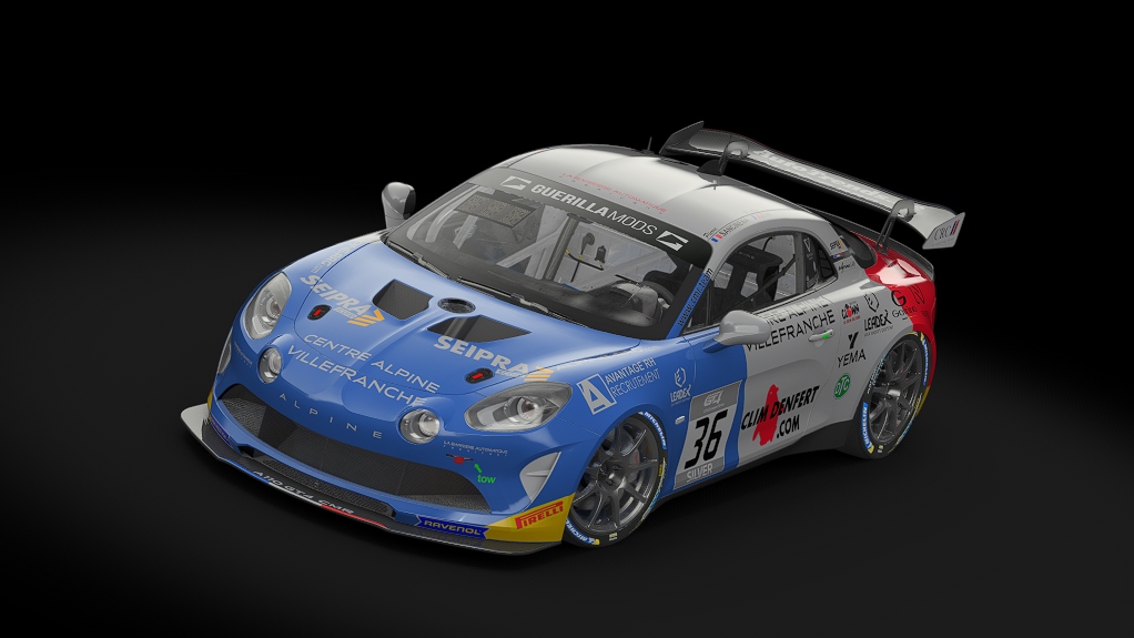 Alpine A110 GT4, skin rm_gt4_european_series_2019_cmr_36