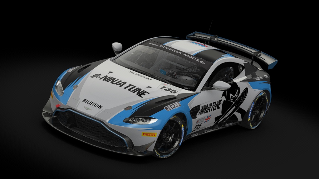 Aston Martin Vantage GT4, skin 735-ninjatune