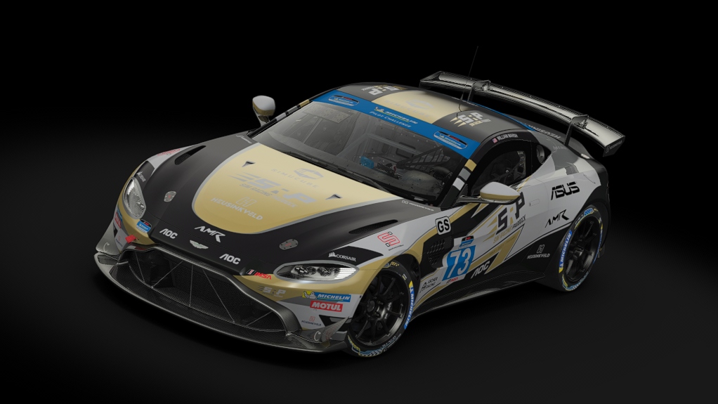 Aston Martin Vantage GT4, skin SRP REQUIEM