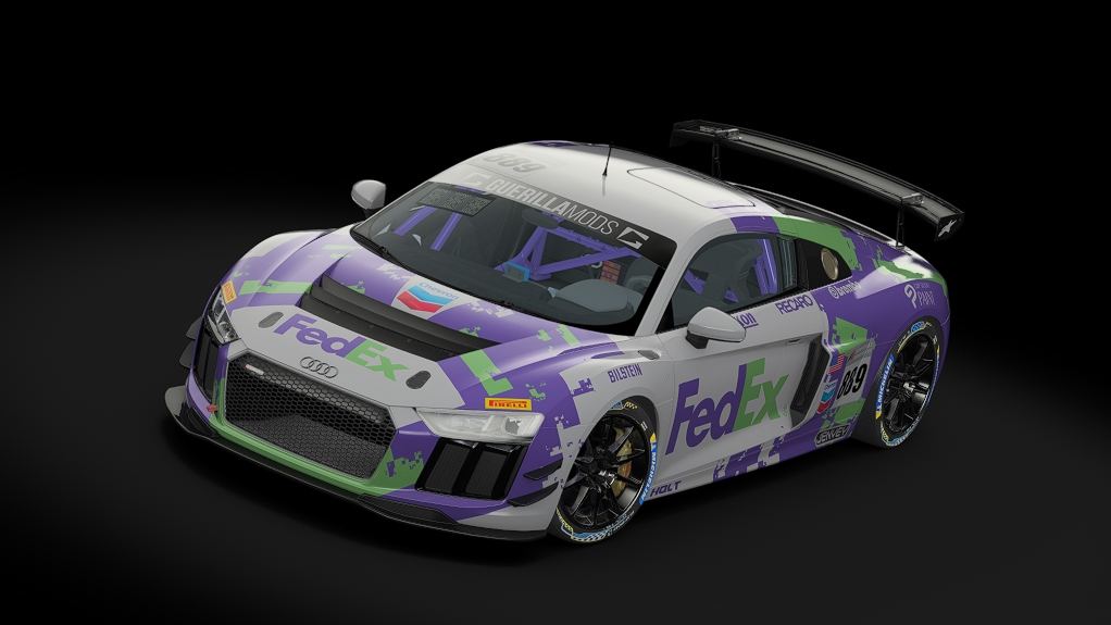 Audi R8 LMS GT4, skin 889-fedex