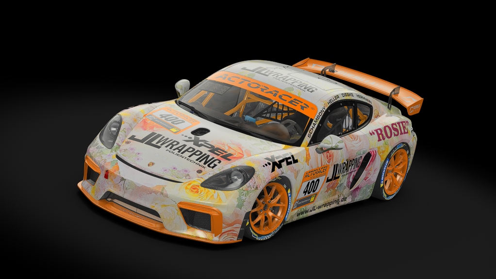 Porsche 718 Cayman GT4 Clubsport, skin N24H_JL-Wrapping-Team_400