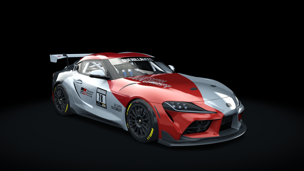 Toyota Supra GT4, skin 78_AREION Racing