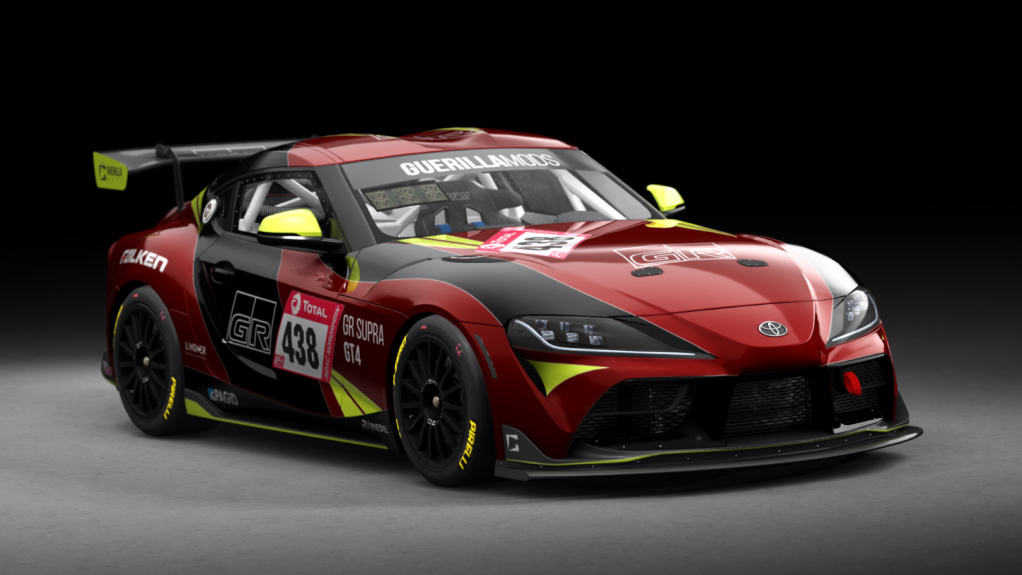 Toyota Supra GT4, skin GR_Racing_Red