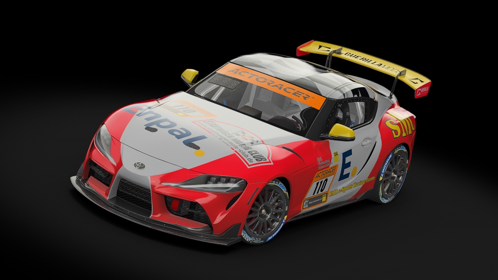 Toyota Supra GT4, skin N24H_SMC-eSports_110