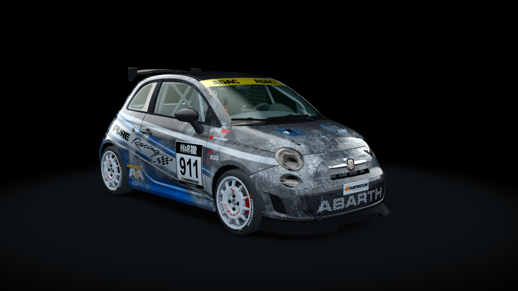 Abarth 500 Assetto Corse, skin RCN_911_MS