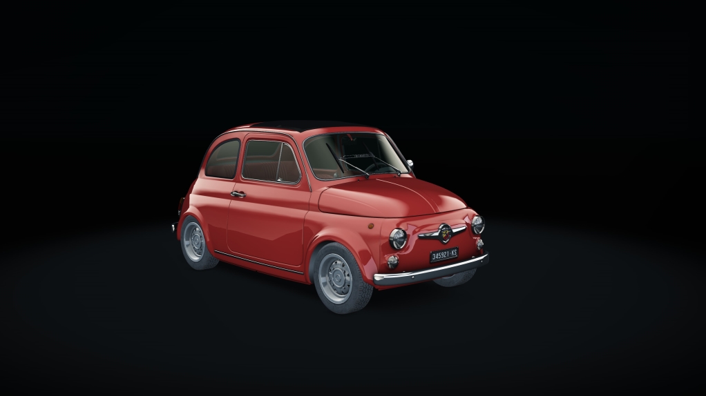 Abarth 595 SS, skin rosso_corallo