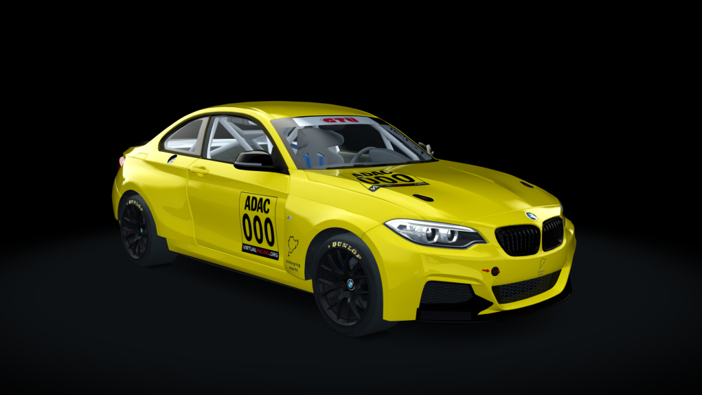 BMW M235i Racing, skin adc_23_Template_235i