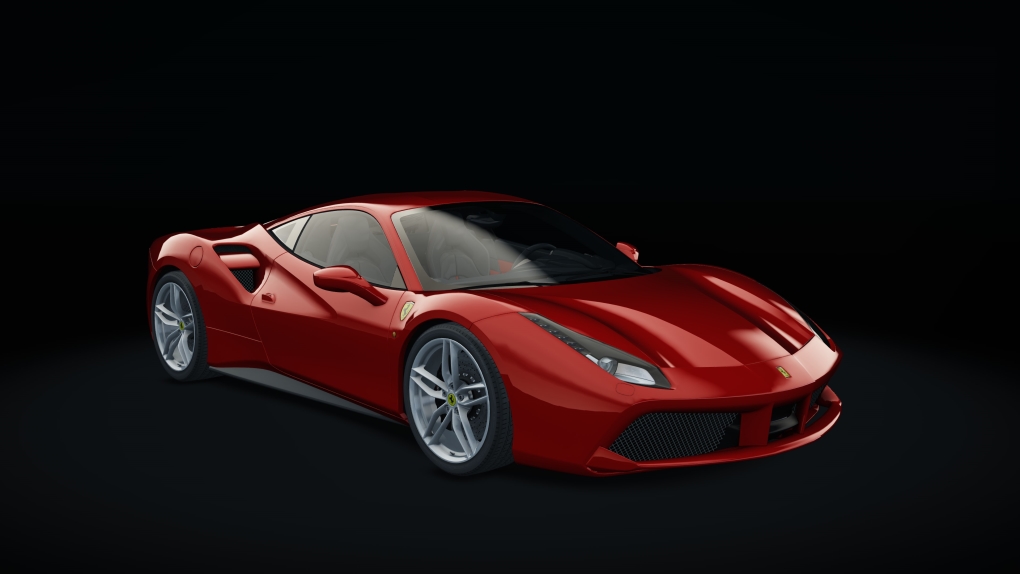 Ferrari 488 GTB, skin rosso_corsa