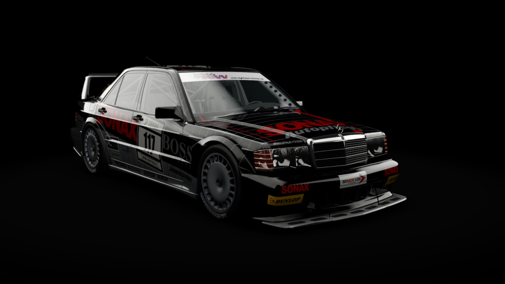 Mercedes-Benz 190E EVO II TWCD, skin HugoBoss