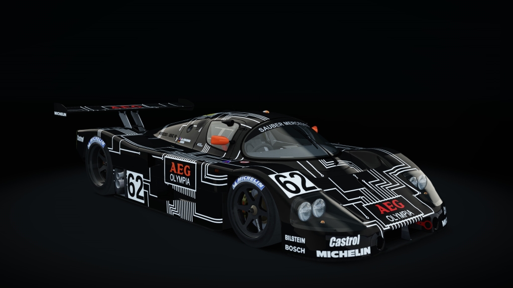 Mercedes-Benz C9 1989 LM, skin 04_aeg_olympia_62