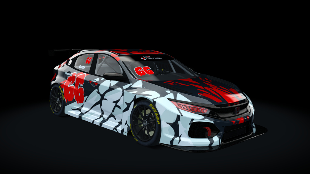 Honda Civic Type R TCR Fk7, skin 65_tcr_honda_fuun