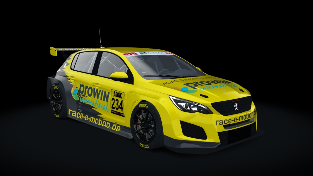 Peugeot 308 VR3T, skin SP3T_234_DC