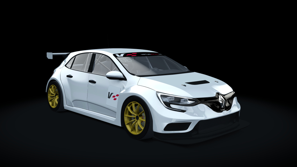 Renault Megane VR3T, skin Template